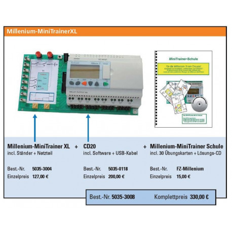 Kleinsteuerung Millenium CD20 inkl. Software und USB-Kabel