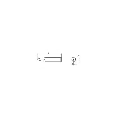 WELLER XT AL MEISSELSPITZE 1,6 X 1MM VERP.