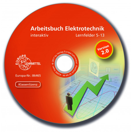 Arbeitsbuch Elektrotechnik LF 5-13 interaktiv - Lehrermehrplatz- oder Klassenlizenz