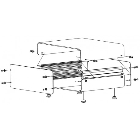 Aluminiumgehäuse 2008 - 1A/260