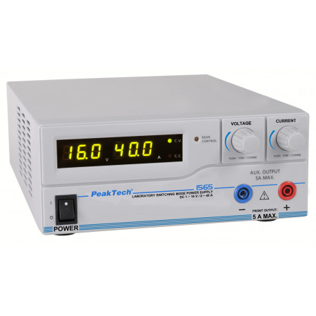 DC Schaltnetzgerät ~ 1 - 16V / 0 - 40A ~ programmierbar mit USB-Schnittstelle