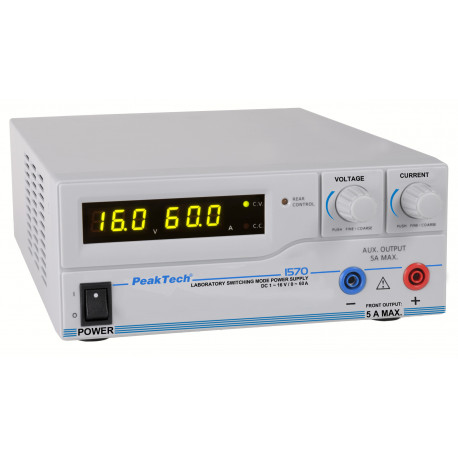 DC Schaltnetzgerät ~ 1 - 16V / 0 - 60A ~ programmierbar mit USB-Schnittstelle