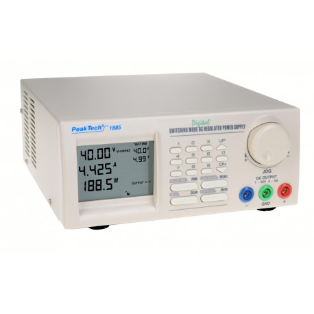 Programmierbares DC Schaltnetzgerät ~ 1 - 40V / 0 - 5A