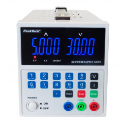 DC Linear Labornetzgerät ~ 0 - 30 V / 0 - 5 A ~ mit Tastensteuerung