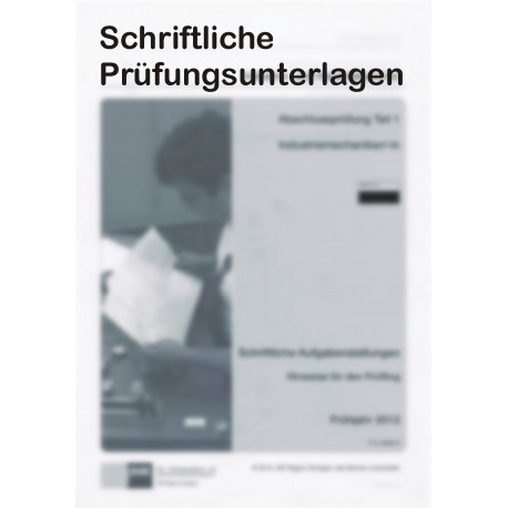 Prüfungsunterlagen SCHRIFTLICH 4000/4060 W 2021