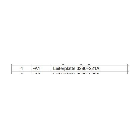 EGS Leiterplatte 3280F221A