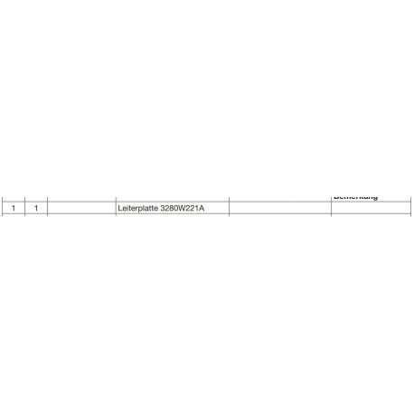 Leiterplatte 3280W221A