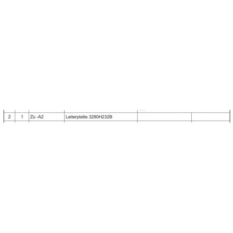 Leiterplatte 3280H232B (im Bausatz enthalten)