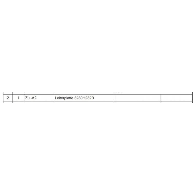 Leiterplatte 3280H232B (im Bausatz Enthalten) - Feltron Zeissler