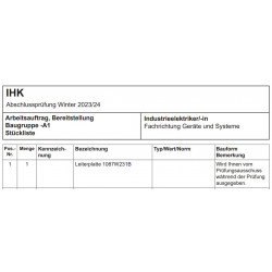 Leiterplatte IEGS.1087 Leiterplatte W231B