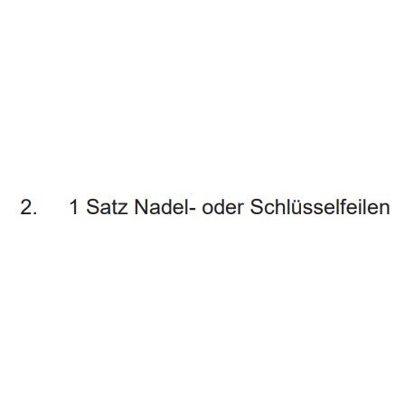 DICK Nadelfeilen Satz dreikant, flach, rund, vierkant