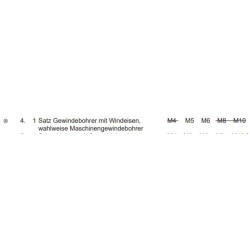 Windeisen Größe 3  M5-M20