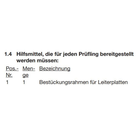 Bernstein Platinenhalterung mit Spannfuß und Winkeladapter