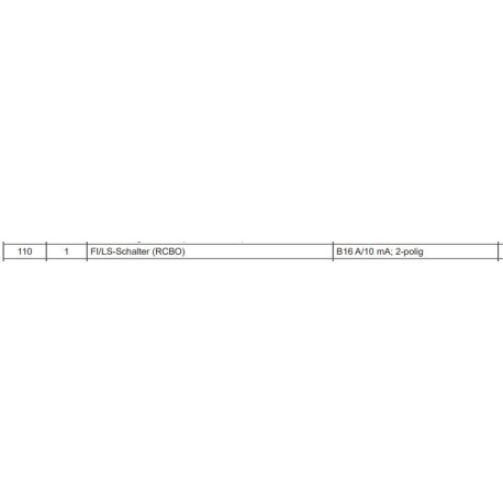 FI/LS-Schalter(RCBO)B16A/10-A 2polig