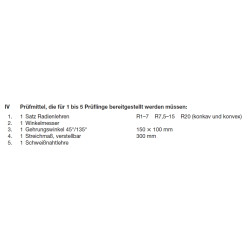 Schweißnahtlehre