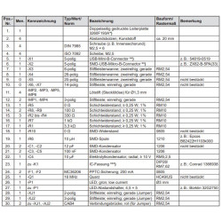 Bausatz Bauteile Kontrollplatine Seite 16 bis FJ24