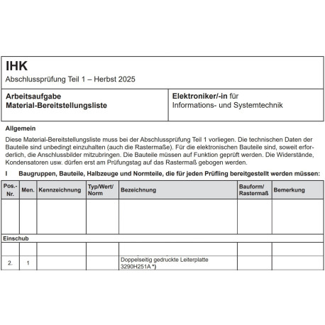 Leiterplatte 3290H251A / 3260/90F201B
