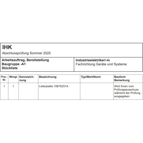 Leiterplatte IEGS 1087S251A