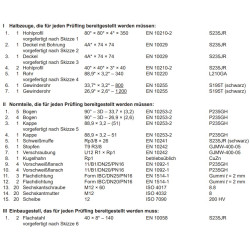 Halbzeuge, Normteile, Einbaugestell III