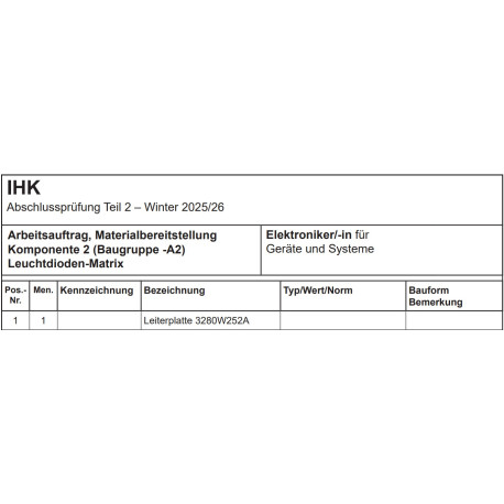 Leiterplatte 3280W252A