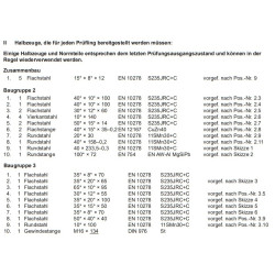 Bauteile Baugruppe 2, Zusammenbau, Halbzeuge, Normteile Nut 10mm