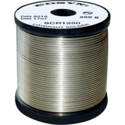 Lötdraht bleifrei, Sn 99 Cu 1, F-SW 26, ? 1,0 mm, mit aktivem Flussmittel