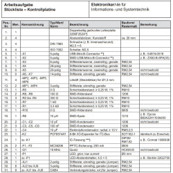 Bausatz Bauteile Kontrollplatine Seite 16 mit neuer Pos. 23