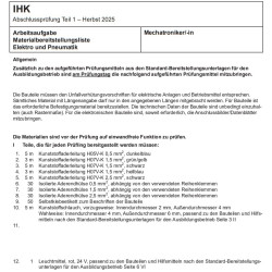 Bausatz Elektro und Pneumatik Seite 8