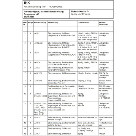 Baugruppe A1, Pos. 2-53, Seite 4-6