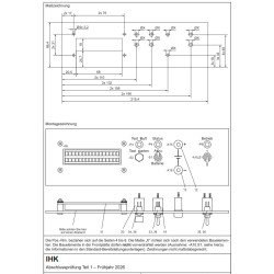 Frontplatte zu Baugruppe A1