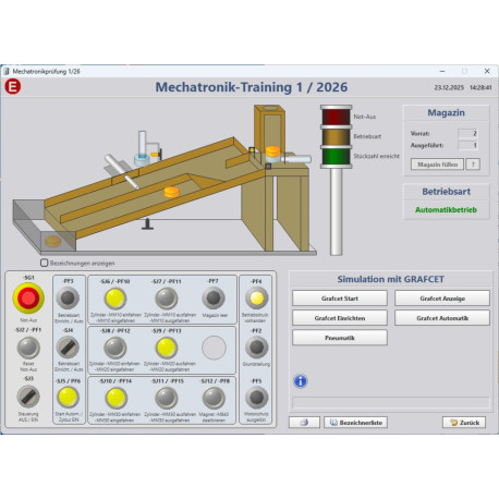 Mechatronik - Trainer GRAFCET APT1 Frühjahr 2024