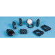Einbau Leuchttaster blau 1NO 24V mit LED