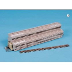 Bausatz Doppelstockklemmleiste für Schaltschrank SPS im Schaltschrank