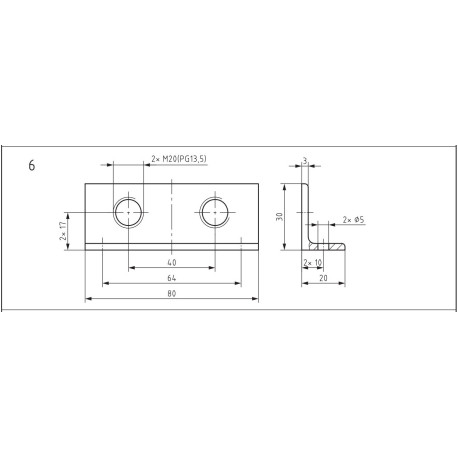 Einführungswinkel (3 Stück werden benötigt)