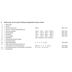 Splinttreiber laut PAL-Bereitstellungsunterlagen