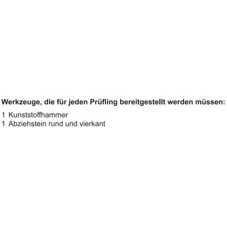 Werkzeuge laut PAL-Bereitstellungsunterlagen S.2
