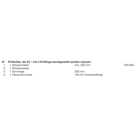 Winkelmesser mattverchromt 150 x 200 mm