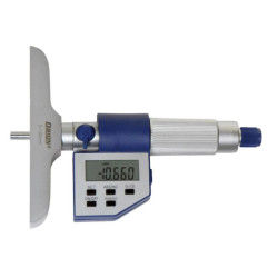 Tiefenmessschraube 0 - 100 mm digital mit 4 Messnadeln aus Stahl