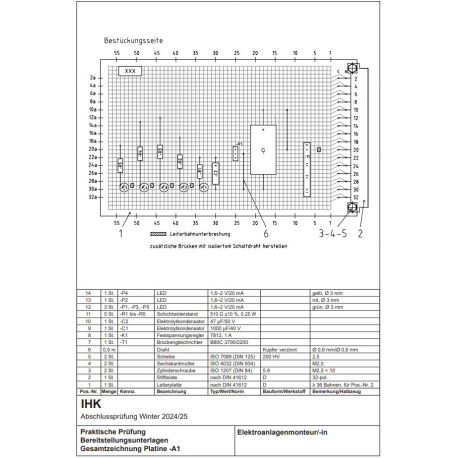 Bausatz Baugruppe Platine A1, Seite 12