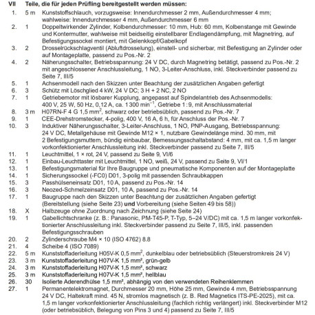 Seite 9 komplett VII/1-27 vormontiert inkl. Elektromagnet