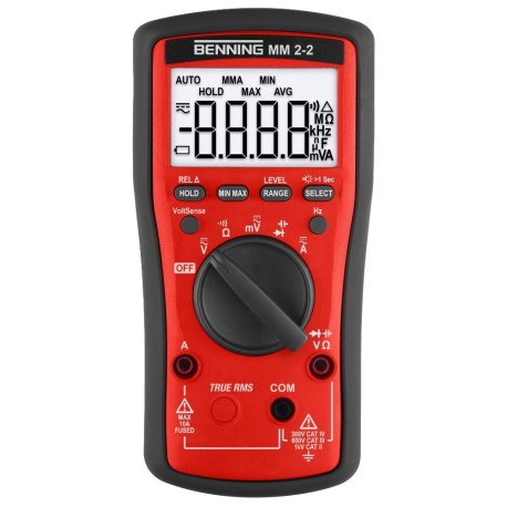 BENNING MM 2-2 Digital-Multimeter Spannungs- & Durchgangsprüfer