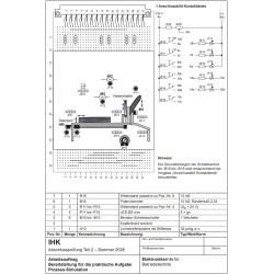 Bausatz Platine Prozesssimulation Pos. 1-7