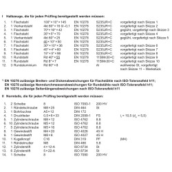 Halbzeuge, Normteile, Hilfsmittel