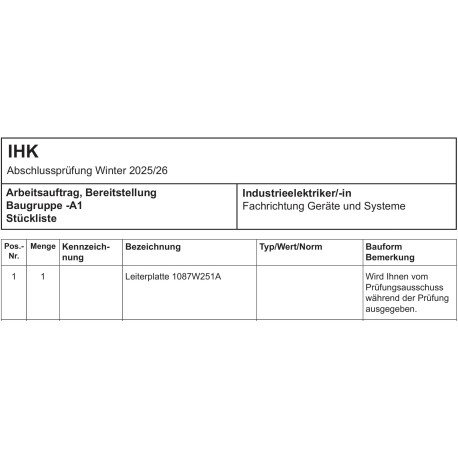 Leiterplatte IEGS 1087W251A