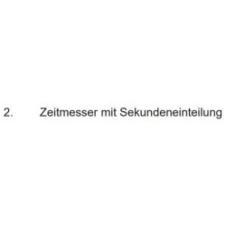 Stoppuhr mit Sekundenanzeige
