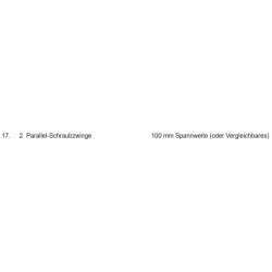 Temperguss-Schraubzwinge 200x100 mm mit 2K-Griff