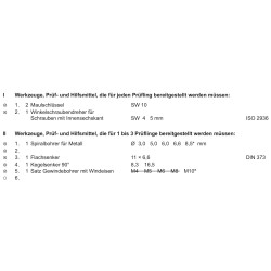 Variabler Werkzeugliste der PAL-Bereitstellungsunterlagen