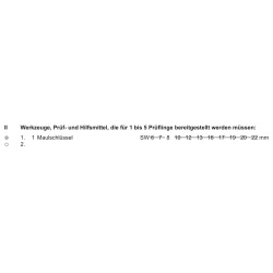 Variable Grenzlehrdorne & Maulschlüssel  laut PAL-Bereitstellungsliste