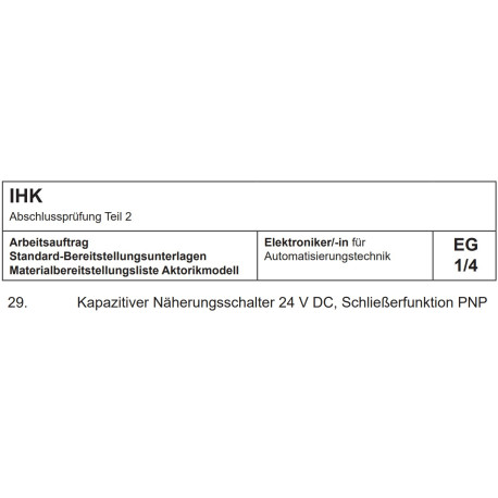 Kapazitiver Näherungsschalter