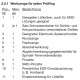 Diverse Werkzeuge laut PAL-Bereitstellungsunterlagen